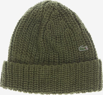 LACOSTE Hut oder Mütze One Size in Grün: predná strana