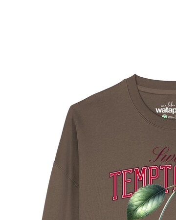 Watapparel Sweatshirt ' Sweet Temptations ' in Bruin