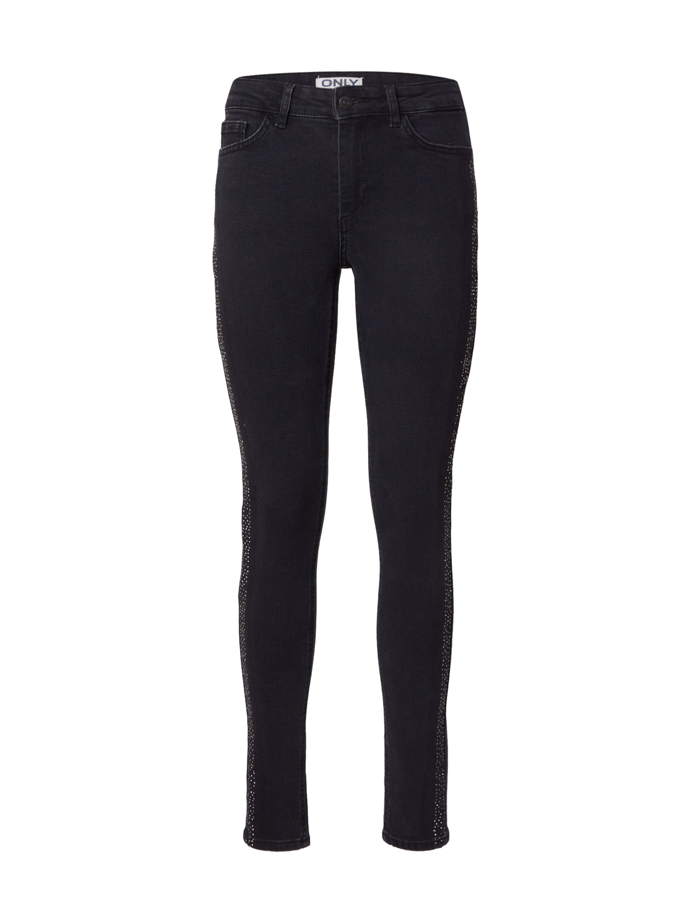 Skinny Jeans 'ONBLUSH' de la ONLY pe negru: față
