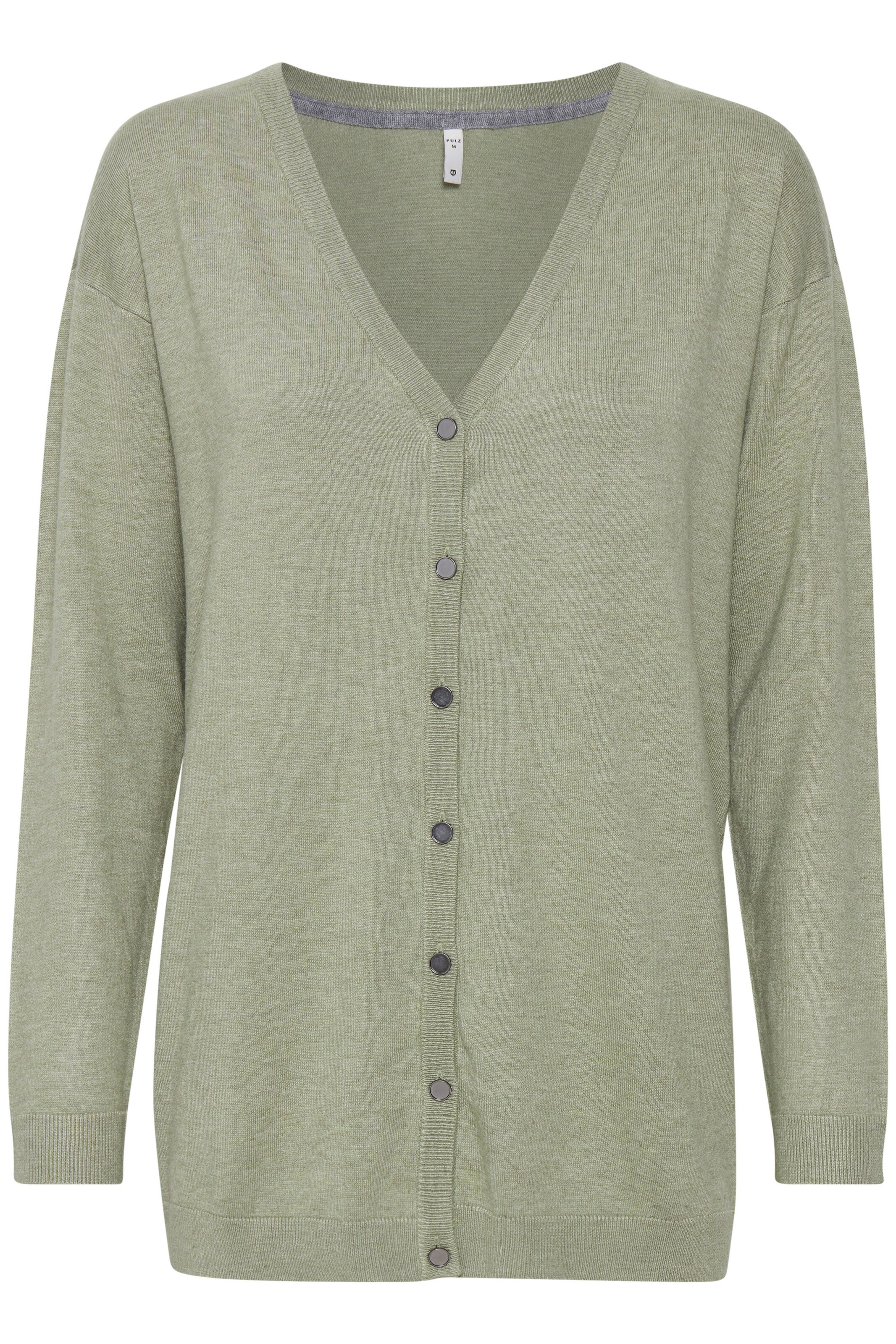 Cardigan 'SARA' PULZ Jeans en vert : devant
