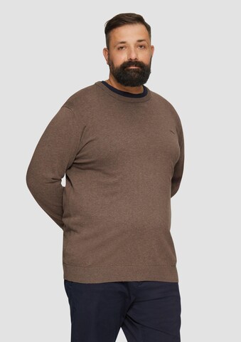 s.Oliver Pullover in Braun: Vorderseite