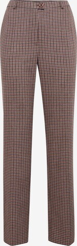 Regular Pantalon 'Anna' Goldner en marron : devant