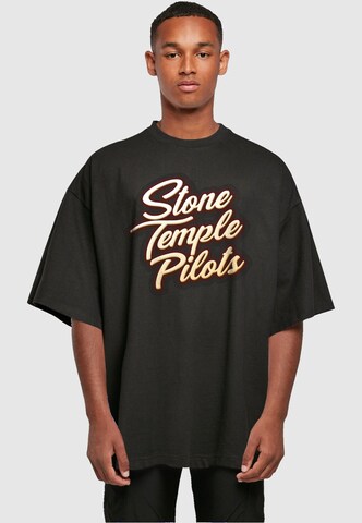 Merchcode Shirt 'Stone Temple Pilots - Script' in Schwarz: Vorderseite