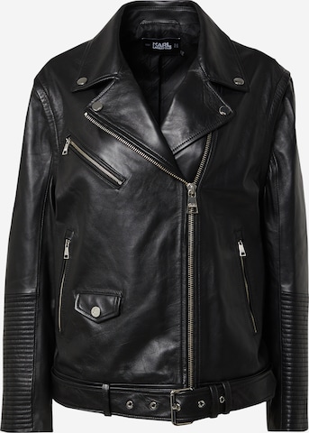 Karl Lagerfeld Prehodna jakna | črna barva: sprednja stran