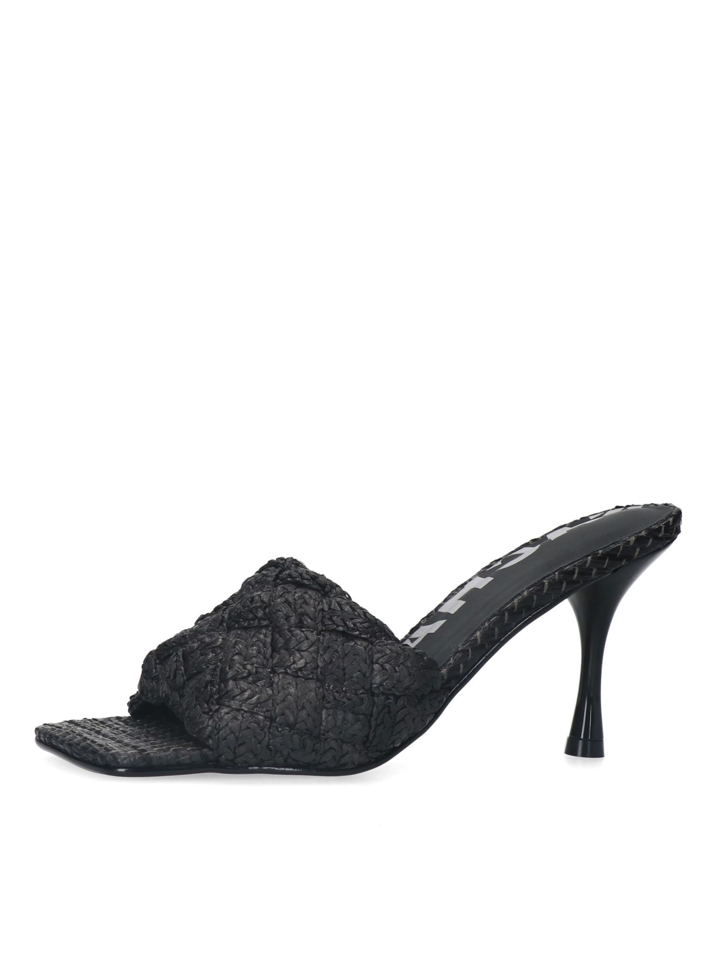 SACHA Sandals in Black: front