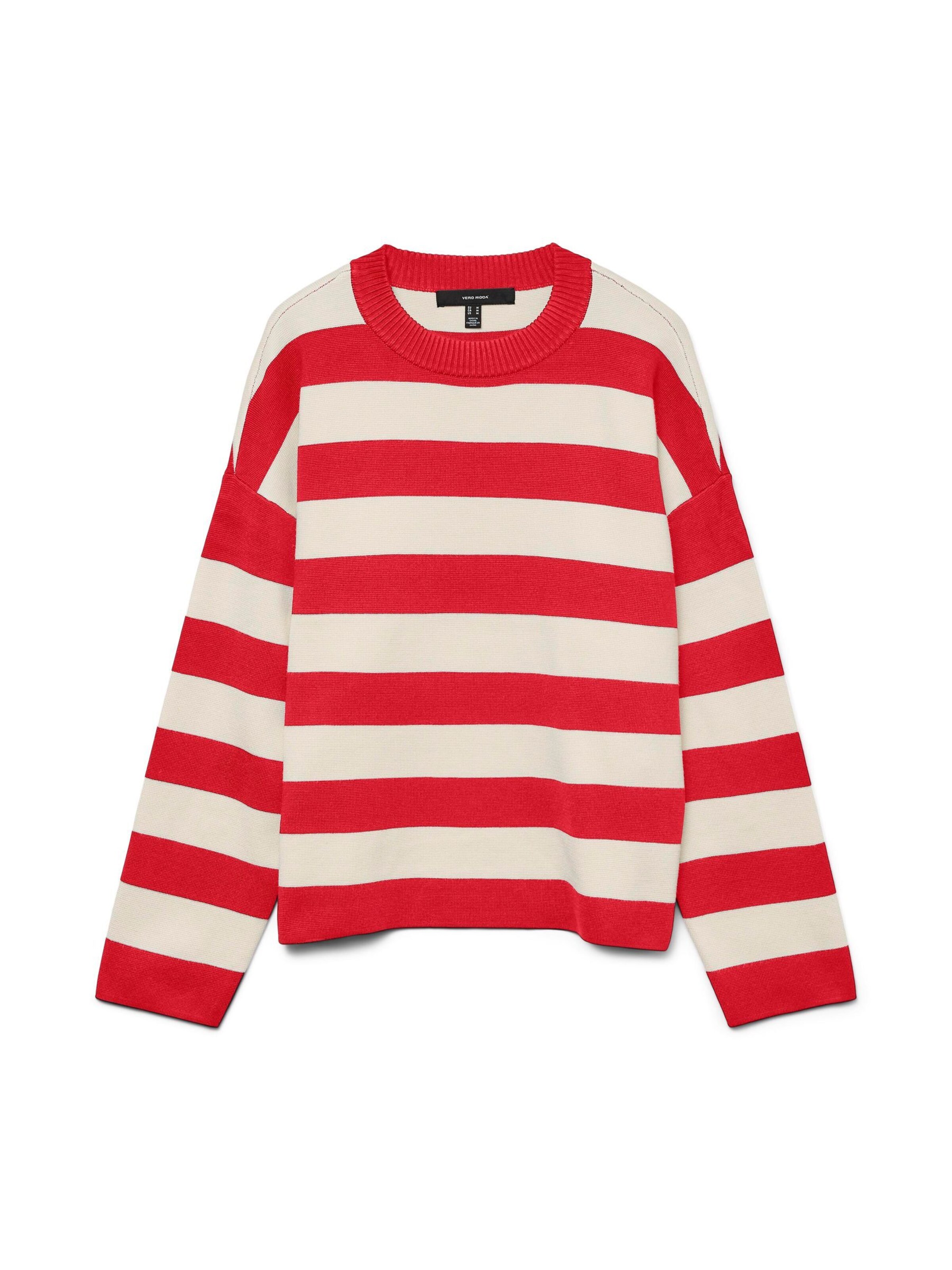 VERO MODA - Jersey 'VMSilje' en rojo: frente