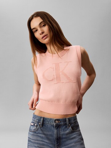 Calvin Klein Jeans Top in Pink: Vorderseite