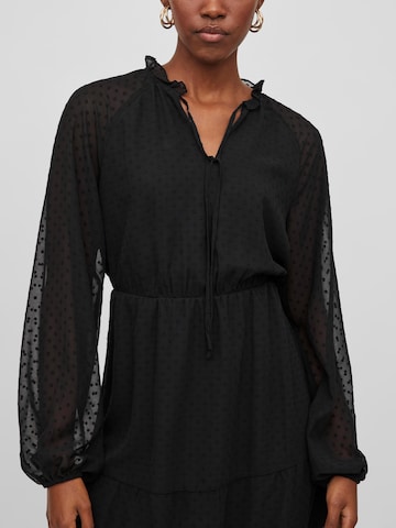 VILA Dress 'Dobby' in Black