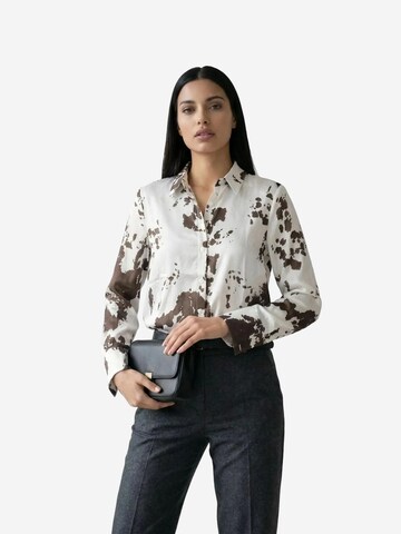 My fashion Blouse in Brown: front