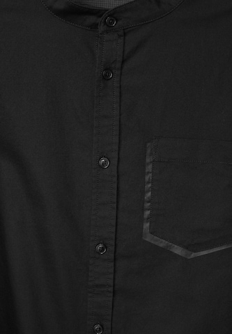 Street One MEN Regular fit Button Up Shirt 'Oxford' in Black