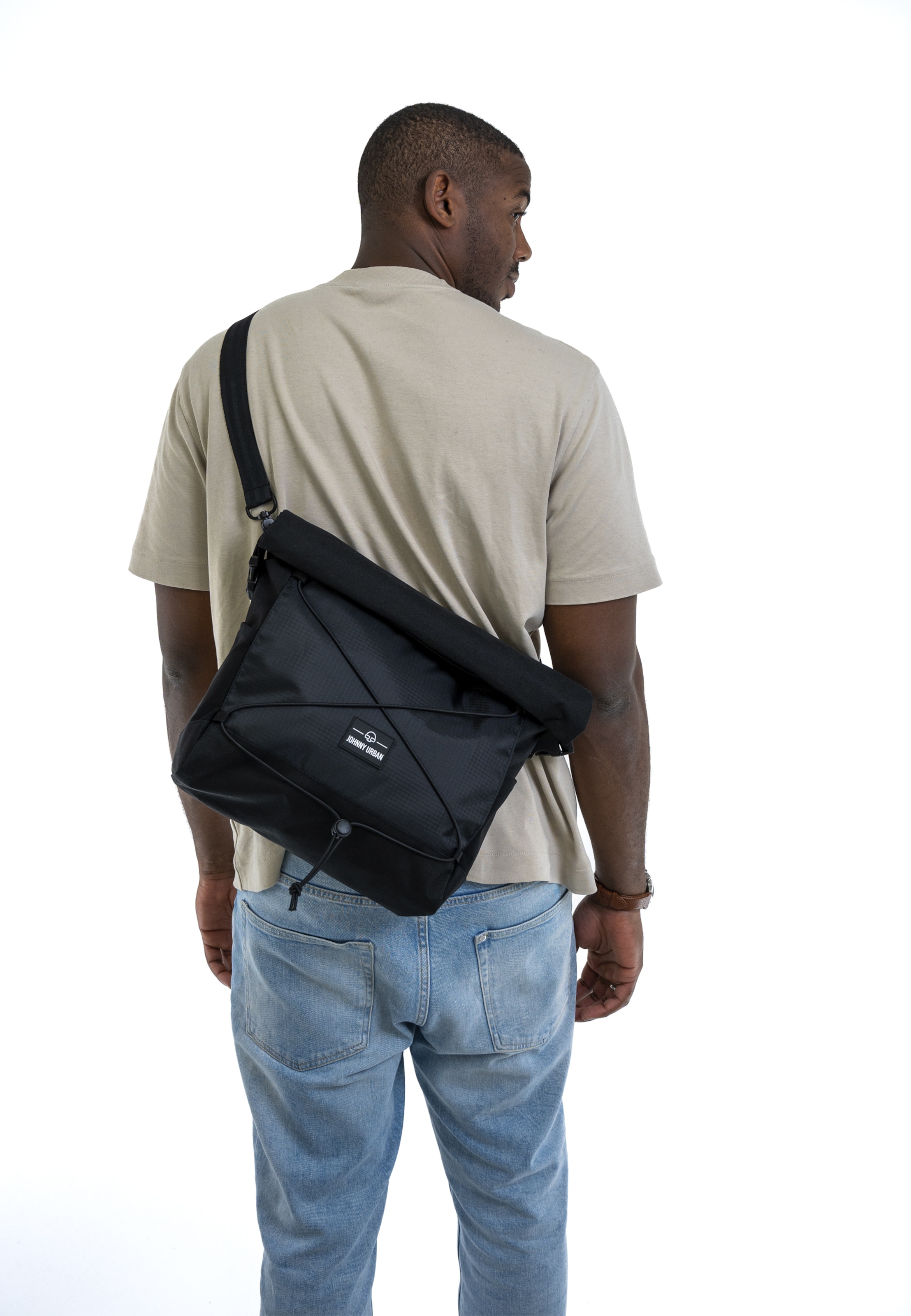 Johnny Urban Válltáska 'Dylan' - fekete: elől