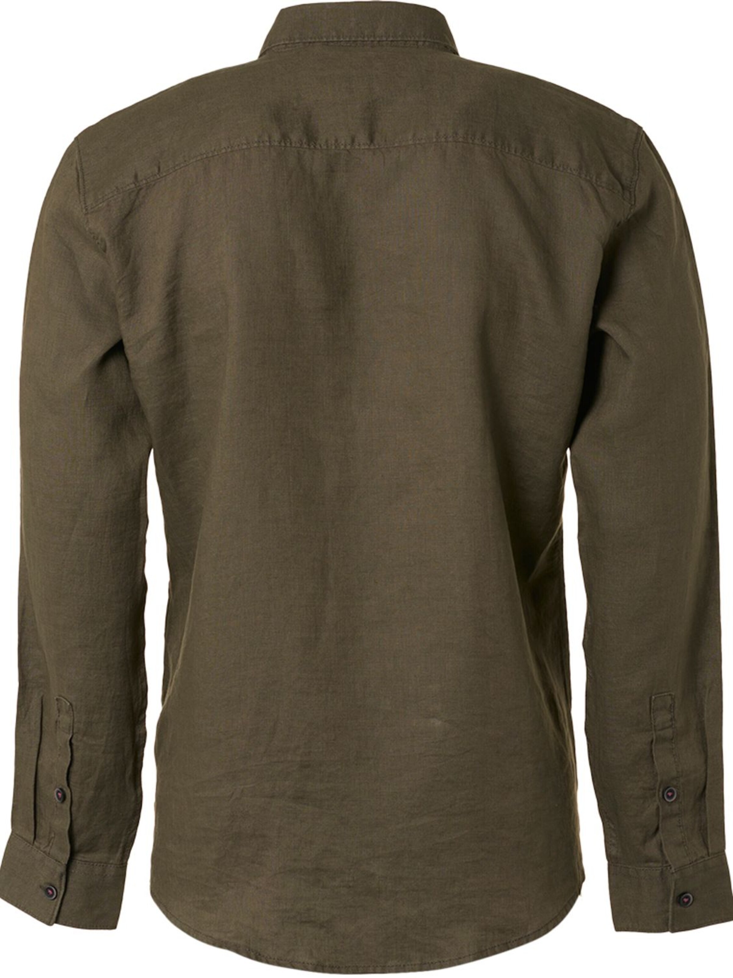 No Excess Regular fit Overhemd in Groen