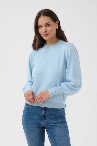 Pull-over Kaffe en bleu : devant