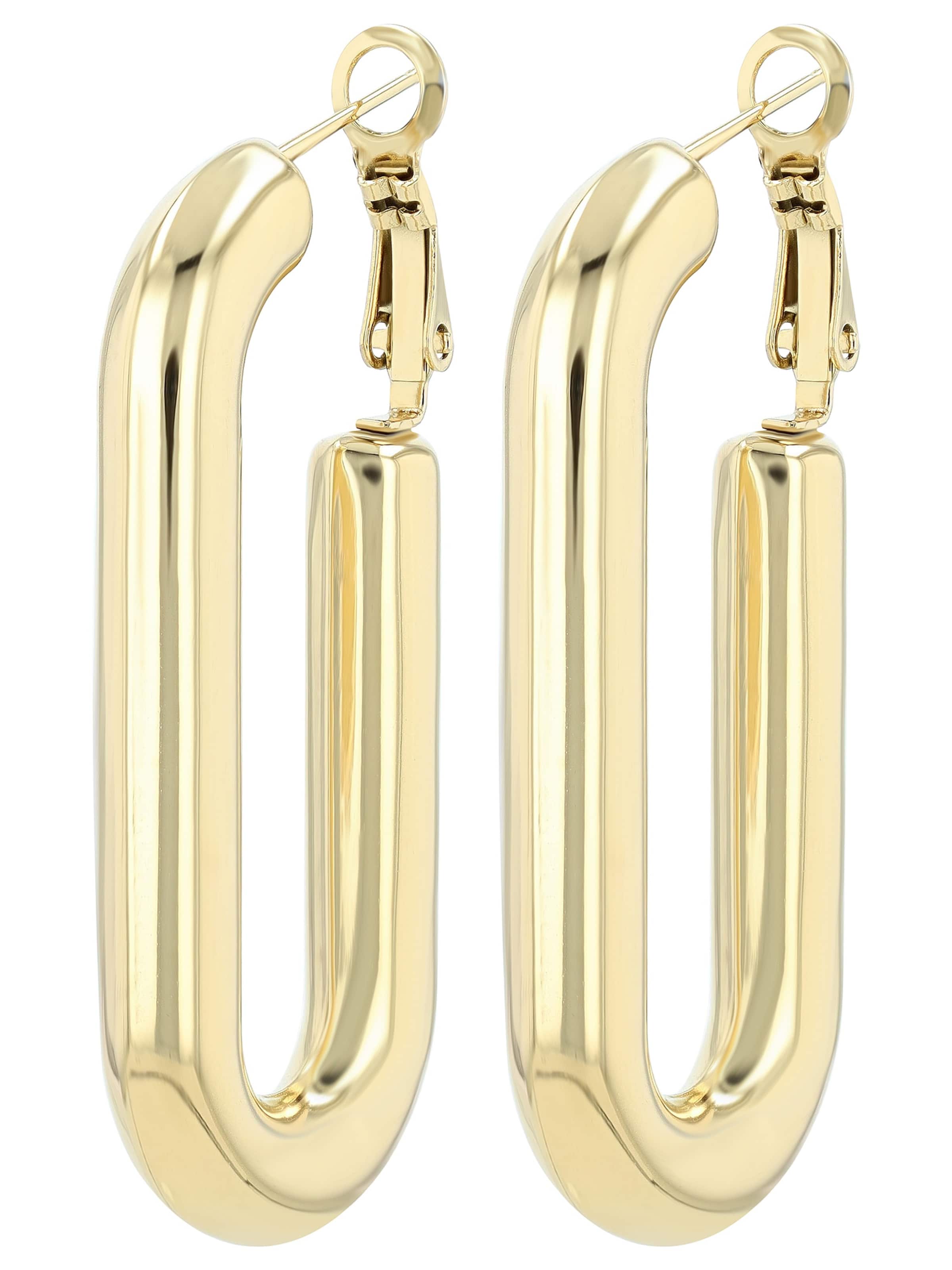 Akzent Earrings 'wasserfest' in Gold