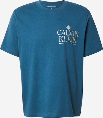 Calvin Klein JeansMajica - plava boja: prednji dio