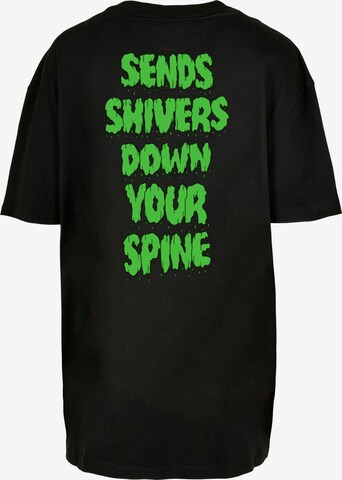 Merchcode Oversized Shirt 'Spooky Scary Skeletons - Dance' in Black