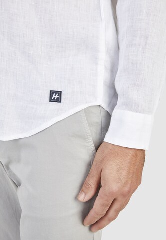 HECHTER PARIS Slim Fit Hemd in Weiß