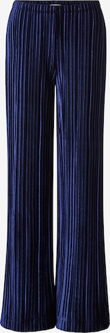 Rich & Royal Wide leg Trousers in Blue: front