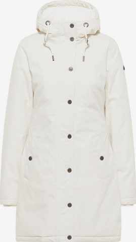 DreiMaster Vintage Funkční kabát – bílá: přední strana