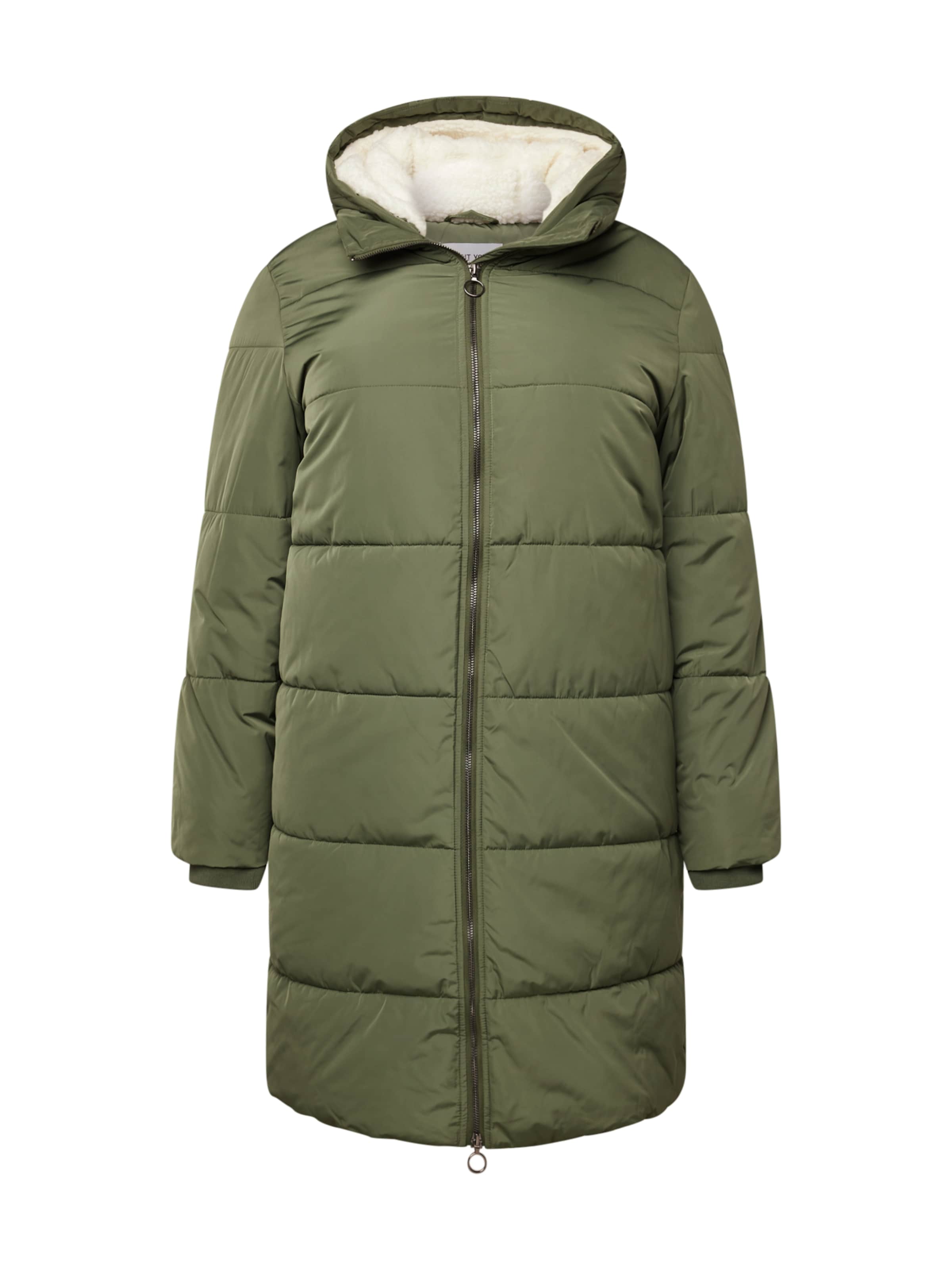 ABOUT YOU Curvy Overgangsjakke 'Hilde' i grøn: forside