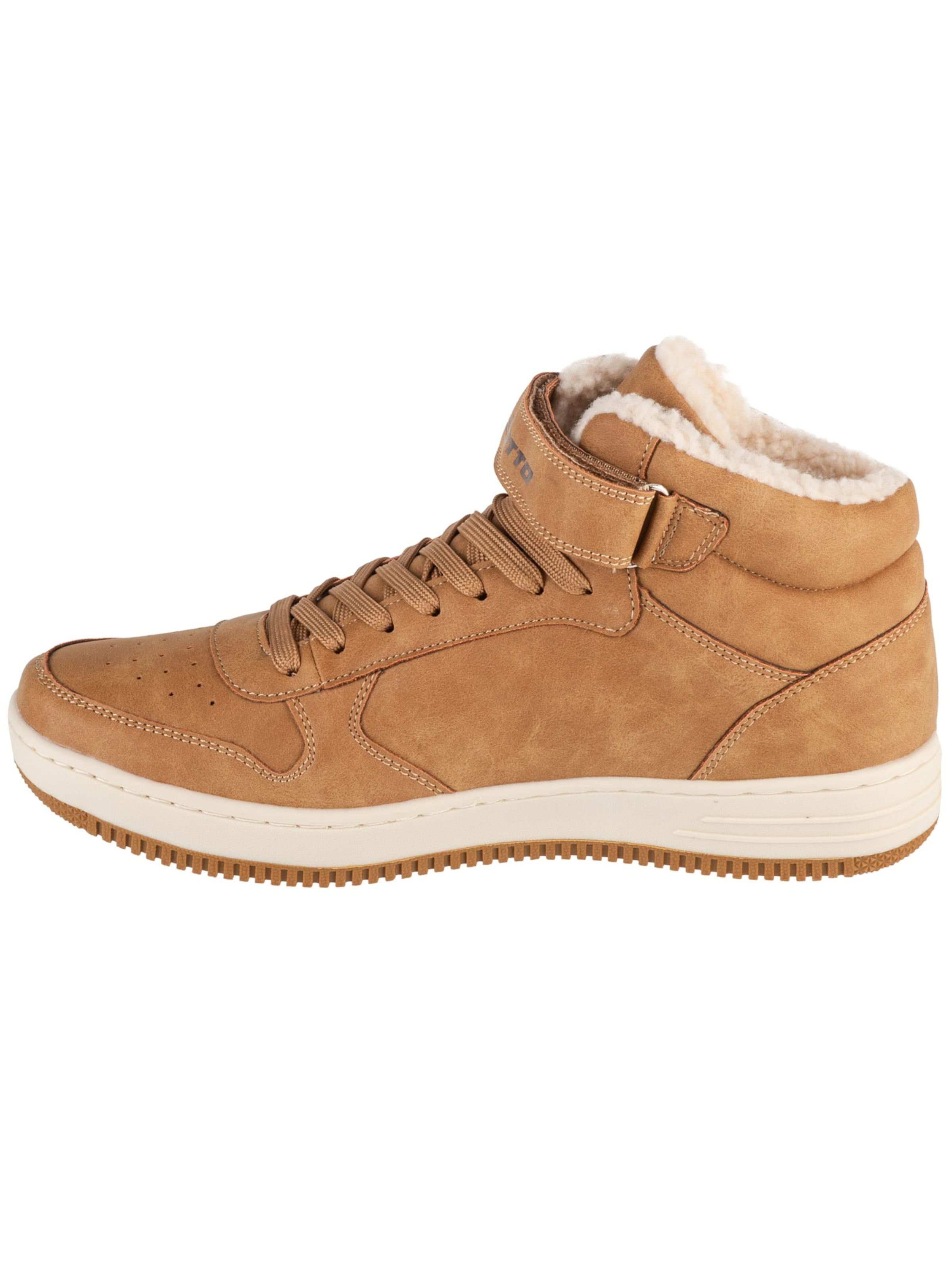 LOTTO Sneakers 'Lotto Paliot Fur' in Brown: front