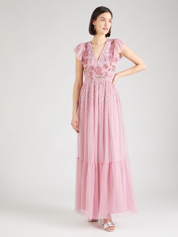 Maya Deluxe Evening Dress in Pink