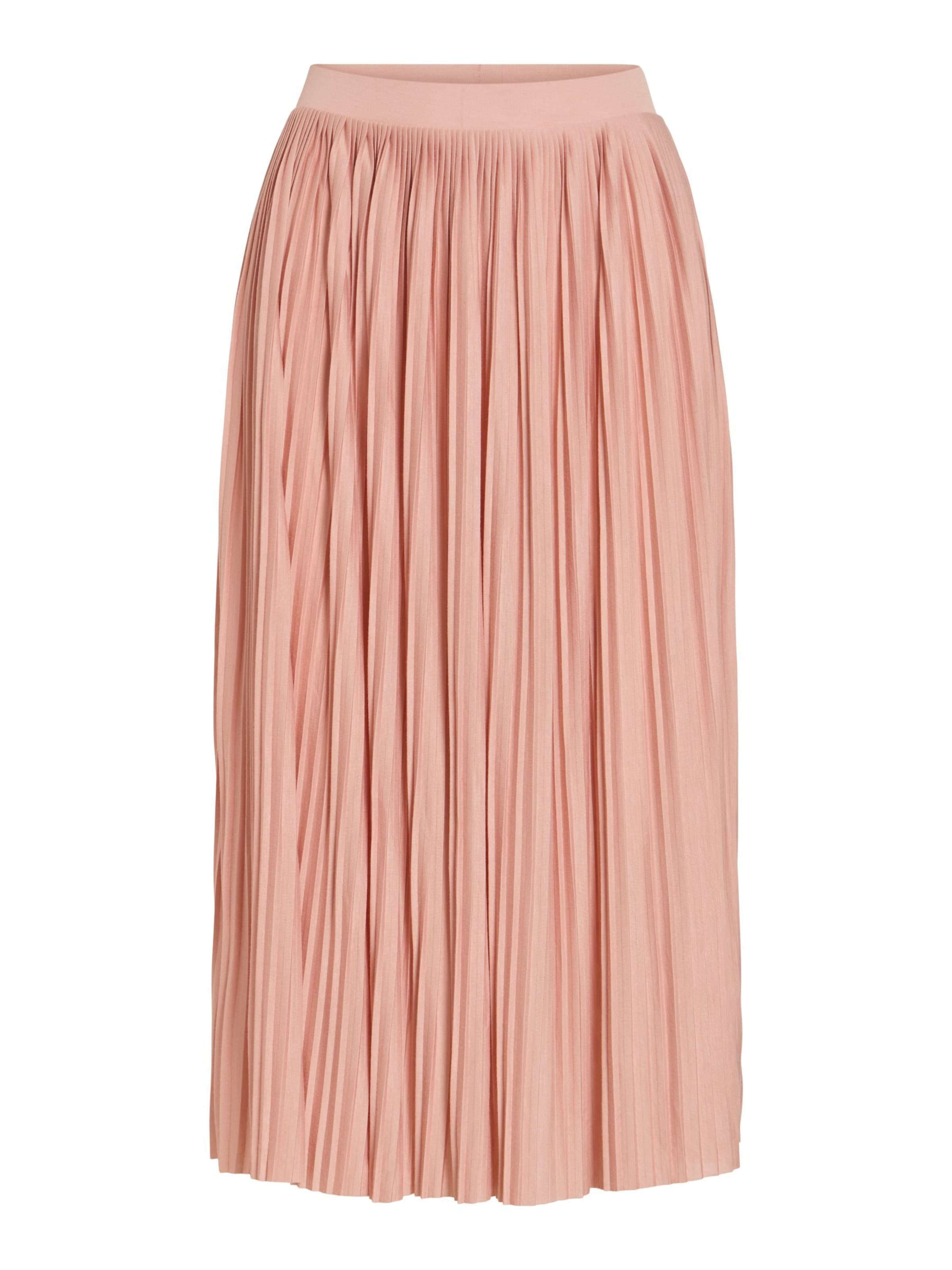 VILA Nederdel 'VIPlis' i pink: forside