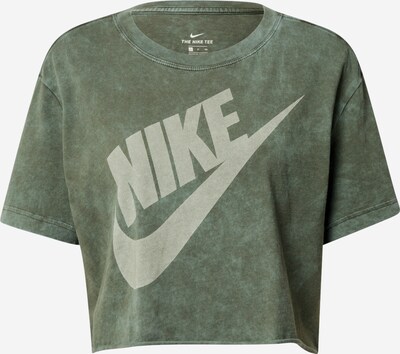 Nike Sportswear T-Shirt in khaki / weiß, Produktansicht