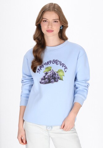 MYMO - Sweatshirt em azul: frente