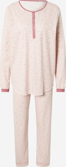 CALIDA Pyjamas i rosa / gammalrosa / vit, Produktvy