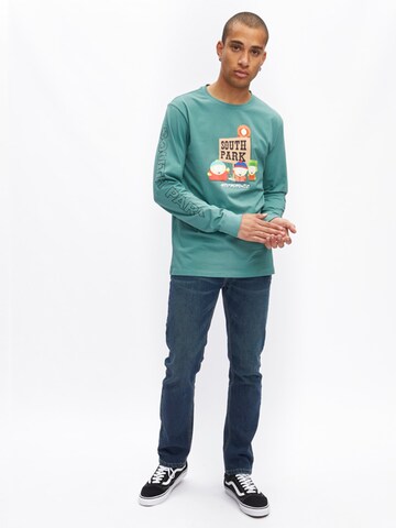 hydroponic - Camiseta 'Hydroponic x South Park Gang Long-Sleeve T-Shirt' en verde