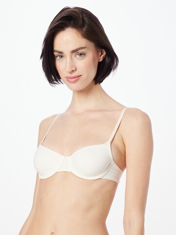 Sutien de tricou Sutien de la ETAM pe bej: față