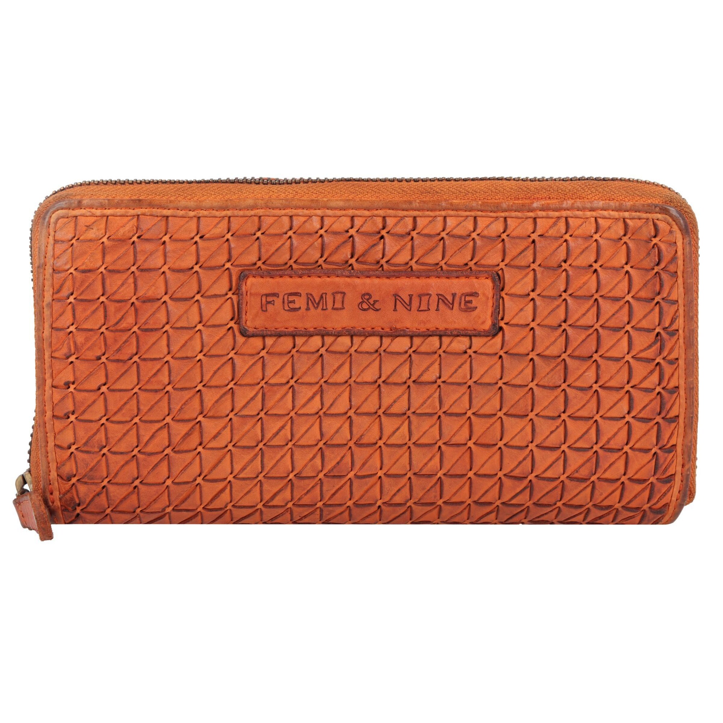 Portamonete di Greenland Nature in arancione: frontale