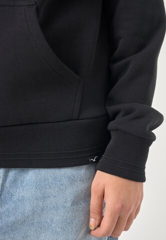Cleptomanicx Kapuzensweatshirt 'Hooded Ligull' in Schwarz