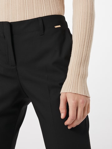 CINQUE Regular Trousers with creases 'Hamelin' in Black