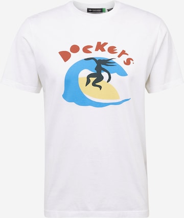Dockers Koszulka w kolorze biały: przód