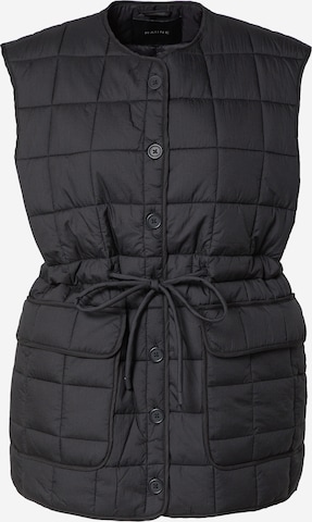 RAIINE Bodywarmer 'POCA' in Zwart: voorkant