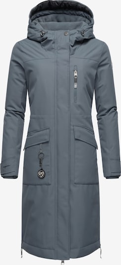 Ragwear Toiminnallinen pitkä takki 'Refutura Remake' koossa XS värissä kivenharmaa, Tuotenäkymä