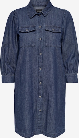 Robe-chemise 'Felica' ONLY en bleu : devant