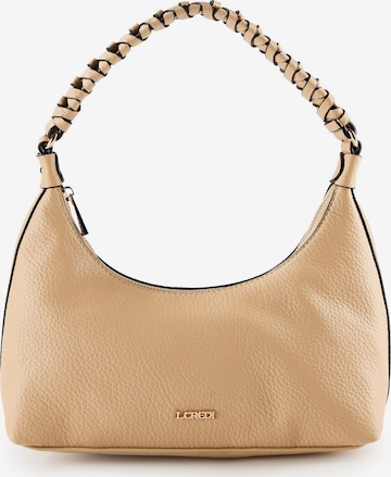 Sac bandoulière 'Raifa' L.CREDI en beige : devant