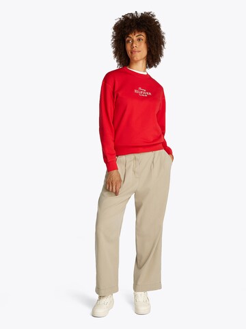 TOMMY HILFIGER Loosefit Παντελόνι πλισέ σε μπεζ