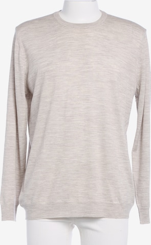 FEDELI Pullover / Strickjacke XXL in Weiß: Vorderseite