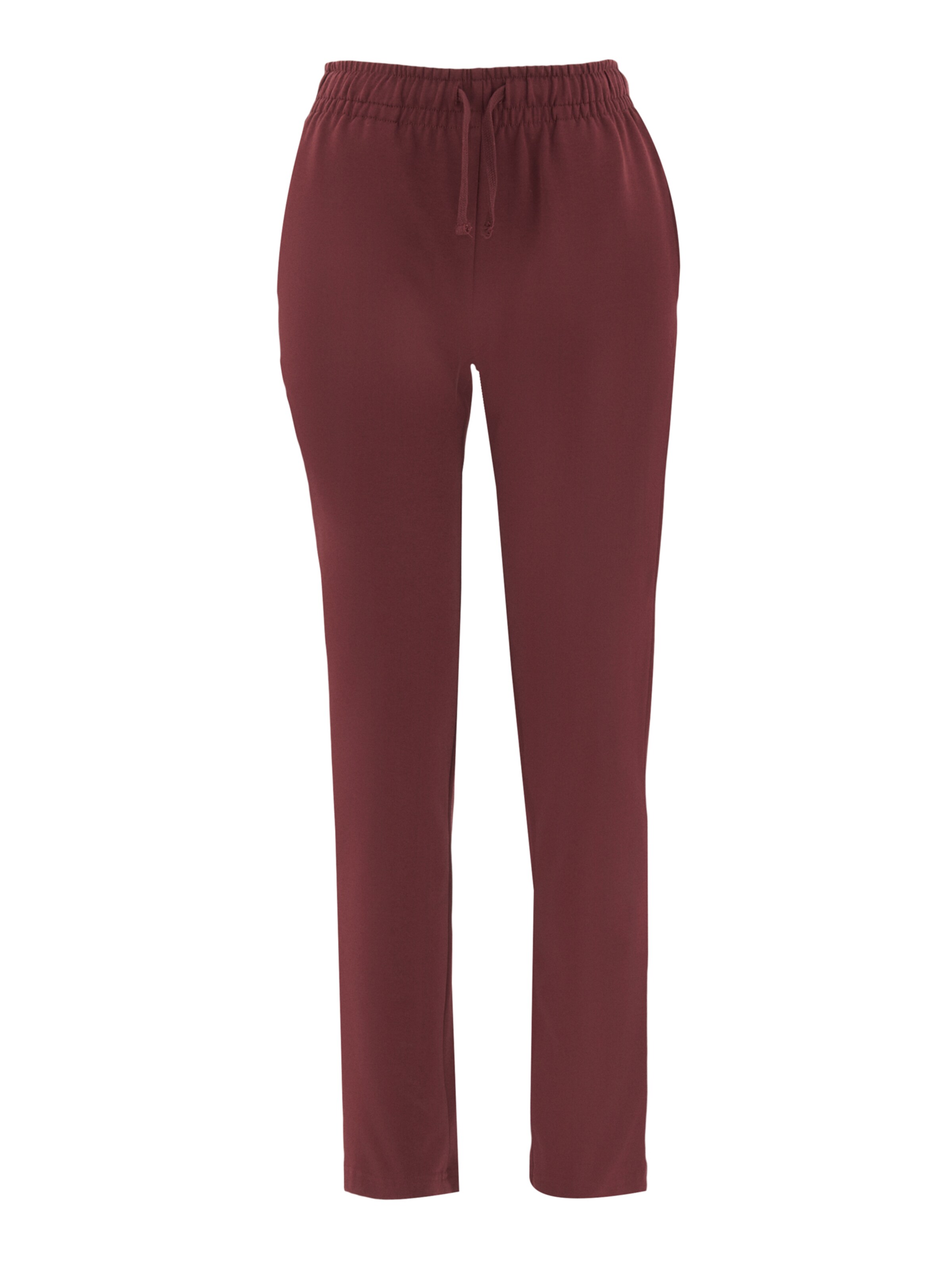 Organication Slim fit Pants in Red: front