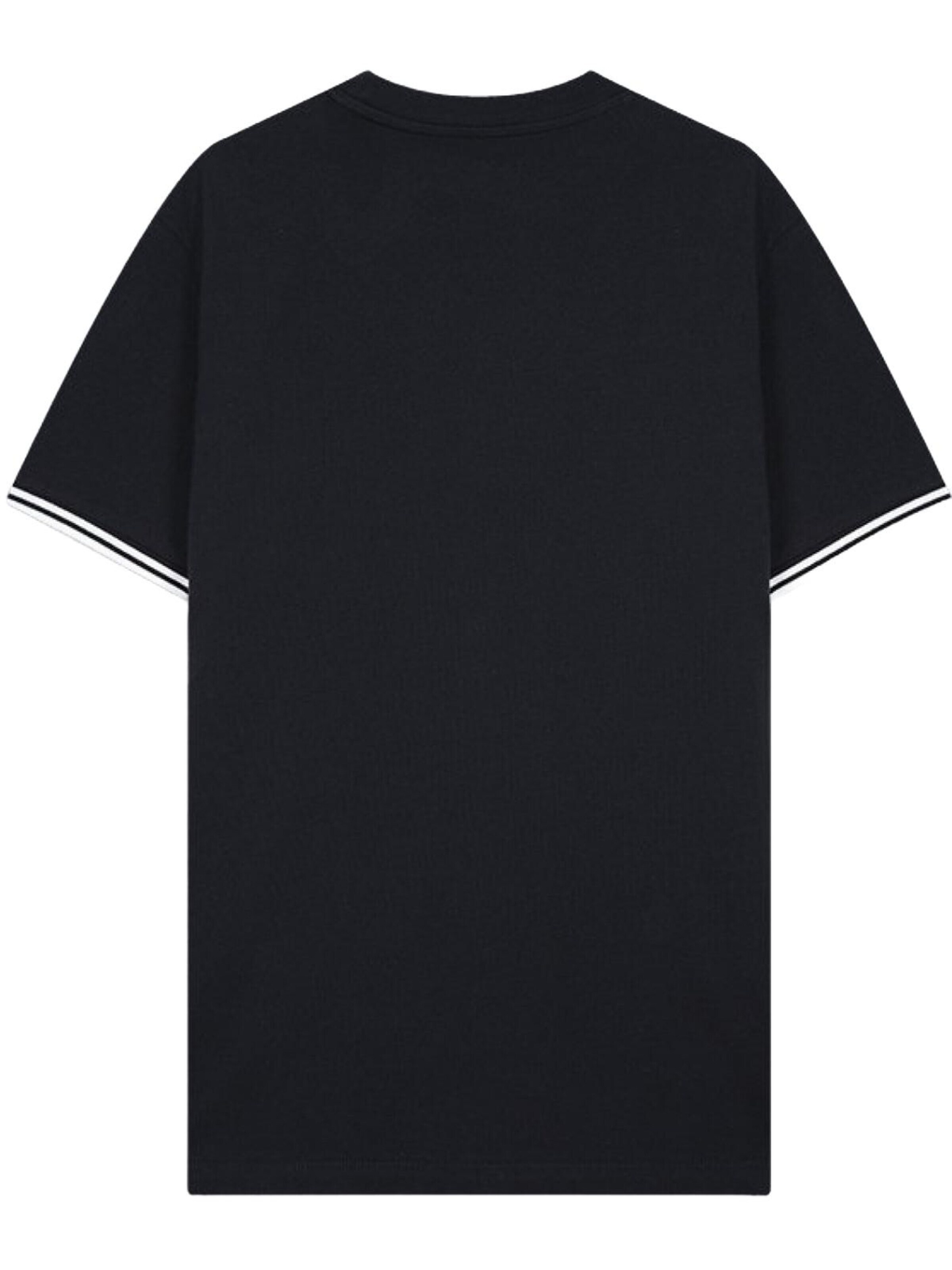 LTB Jeans Shirt 'LTB Jeans T-Shirt mit kontrastierenden Piqué-Details' in Black