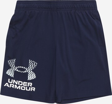 UNDER ARMOUR Regular Sportbroek in Blauw: voorkant