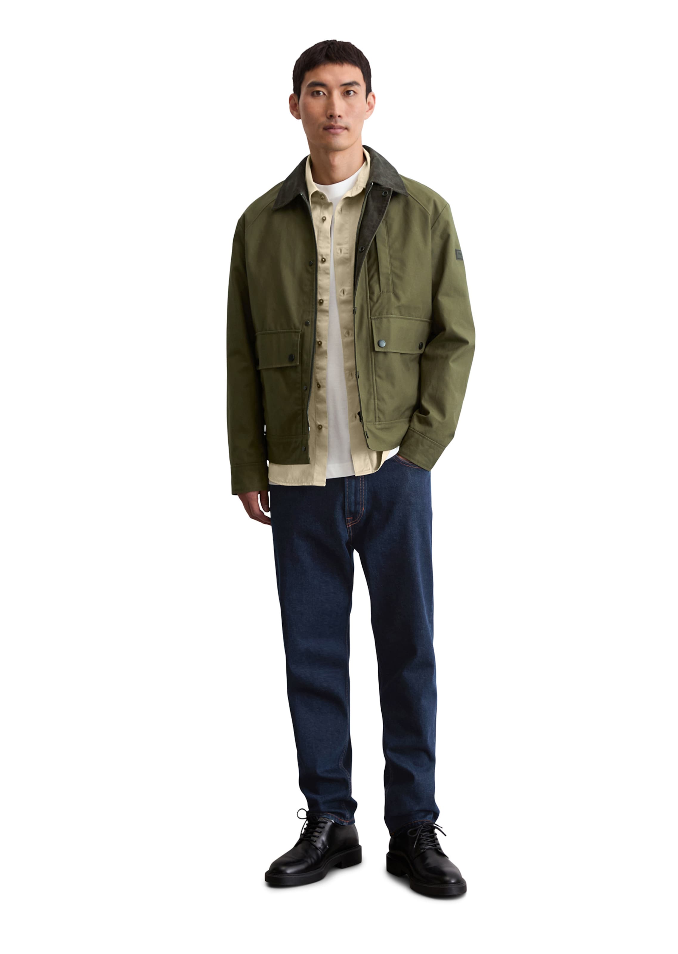 Marc O'Polo Klederdrachtjas in Groen: voorkant