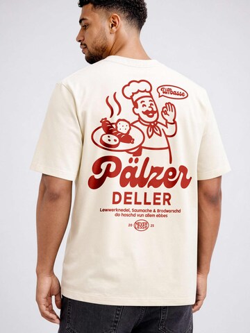 Neverless Shirt 'Pälzer Deller' in Beige