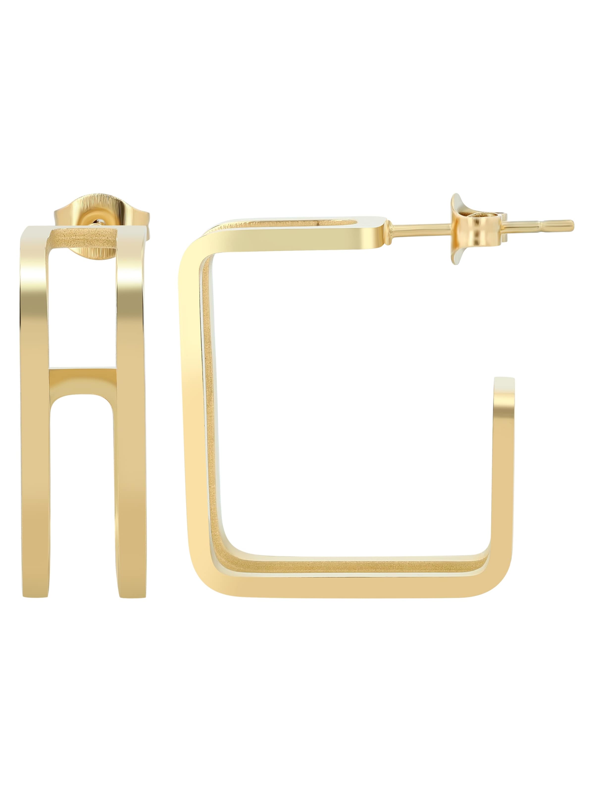 Akzent Earrings 'Vilja, hautverträglich' in Gold