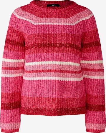 Pull-over OUI en rose : devant