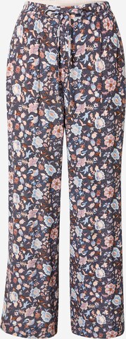 Noa Noa Regular Pleat-Front Pants in Blue: front